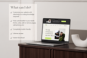 Canva Website For Coaches, a Landing Page Template by GlamWebDesigns (Thumbnail 3 of 6)