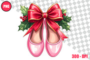Christmas Ballet Slippers Cliparts, a Person Illustration by taramija (Thumbnail 8 of 26)