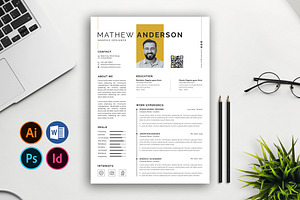 Resume/CV, a Resume Template by Abdul Studio