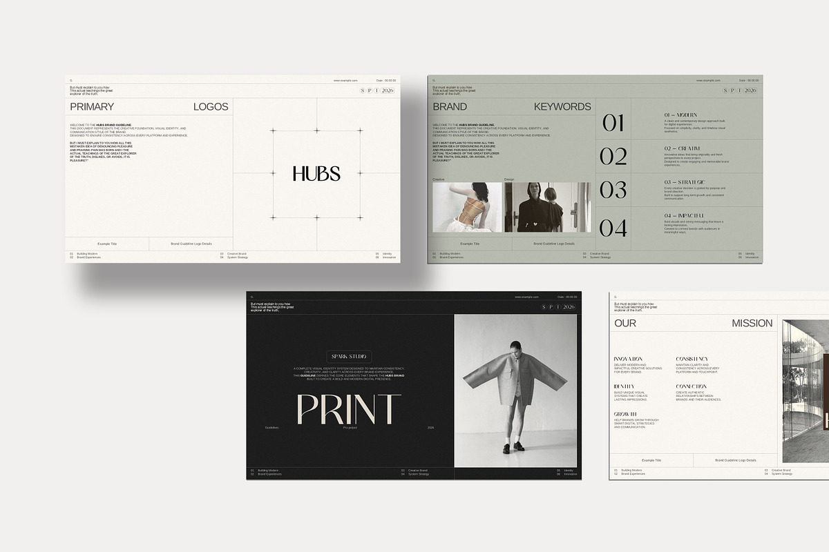 HUBS Brand Guideline, a Presentation Template by SparkPro (Photo 2 of 12)