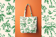Hand Drawn Tropical Palms, a Pattern Graphic by MalyskaStudio (Thumbnail 8 of 14)