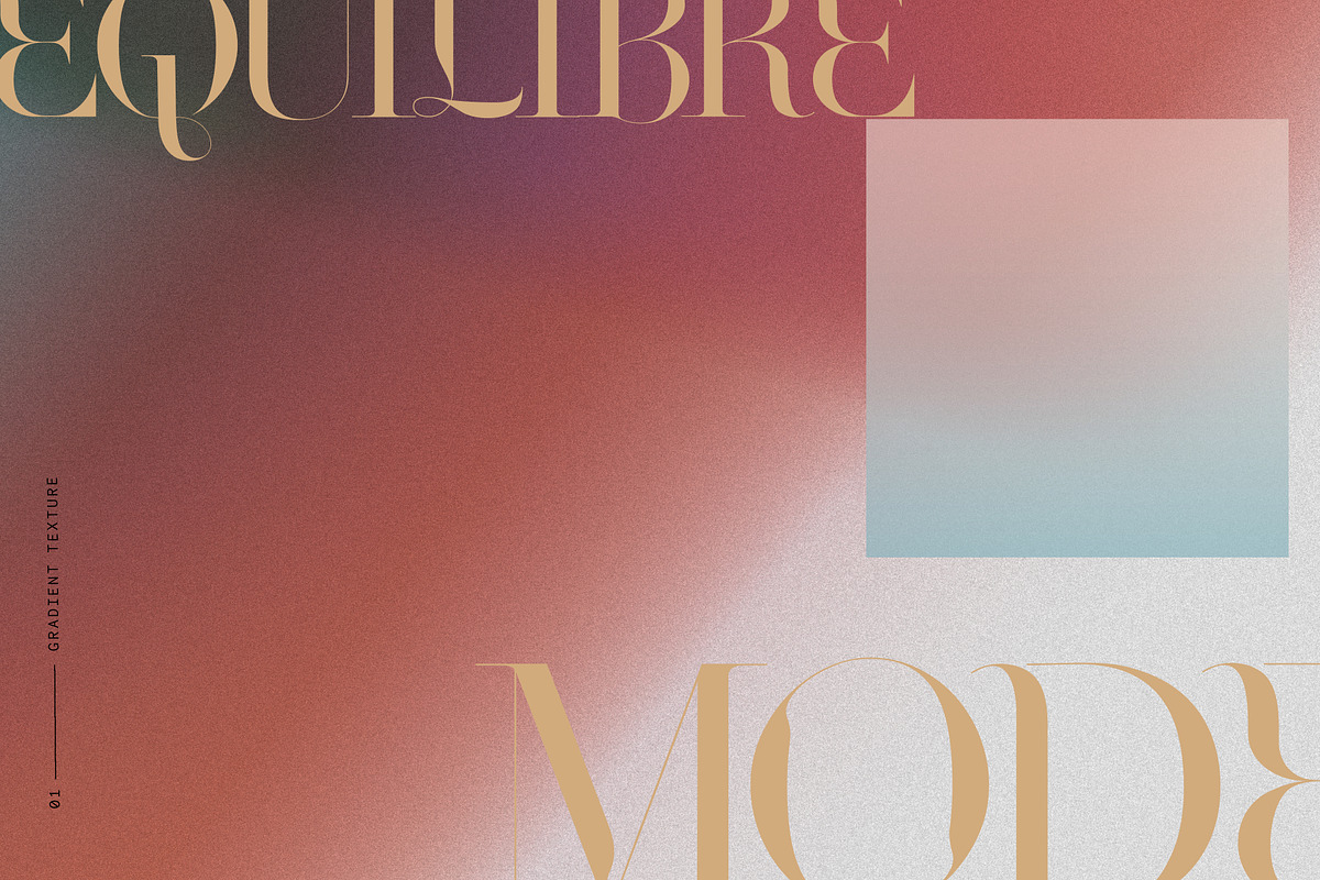 Gradient Texture & Retro Geometry, a Texture Illustration by Laras Wonderland (Photo 8 of 13)