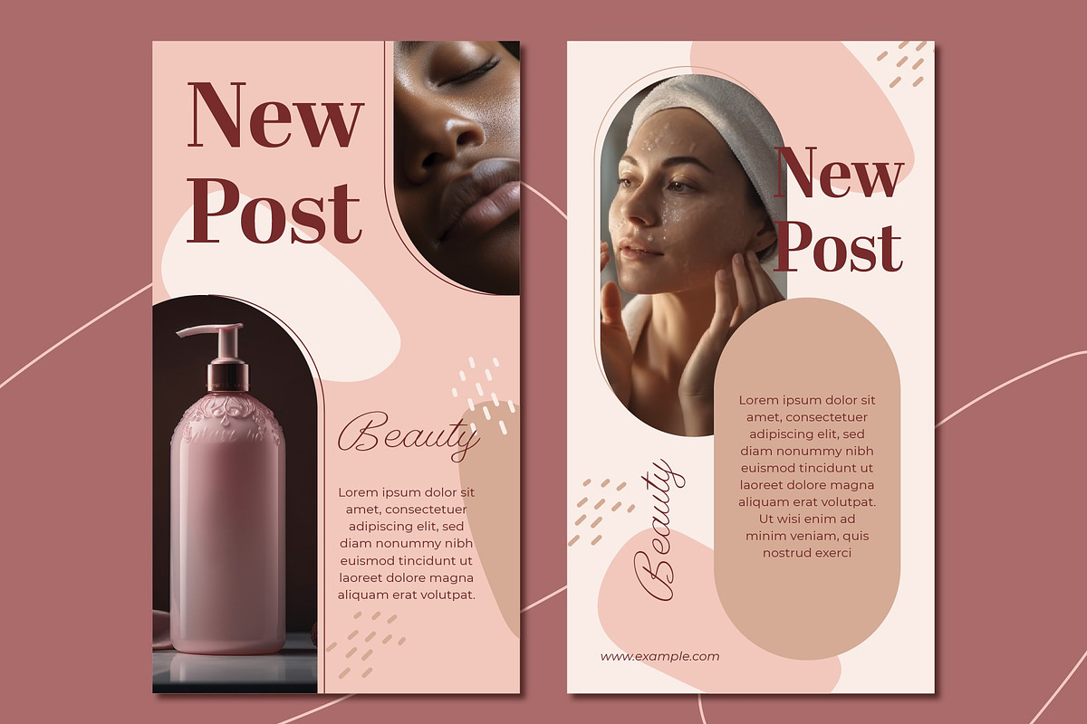 Beauty Social Media Story, a Templates & Theme by studiogstock (Photo 2 of 3)