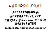 Lazydog Kids Font, a Script Font by JuliyArt (Thumbnail 2 of 9)