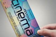 Stylish retro ticket, a Card Template by Tzochko (Thumbnail 2 of 5)