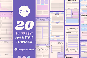 20 Multistyle Planners Templates