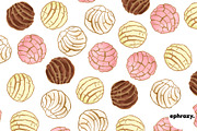 Mexican Pan Dulce Graphics, a Pattern Graphic by EphrazyGraphics (Thumbnail 2 of 7)