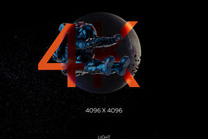 3D Mockup Space Astronaut 17