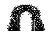 50 Garden Frame Silhouette Bundle, an Illustration by musafir_fashion (Thumbnail 23 of 51)