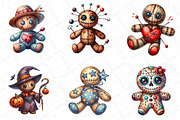 Halloween Voodoo Doll Clipart, an Illustration by DreamPrint404 (Thumbnail 3 of 6)