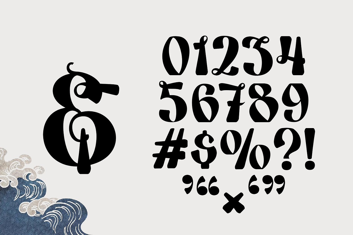 Yasuhiro - Orieantal Japanese Font, a Blackletter Font by TypeClassHeroes (Photo 5 of 10)