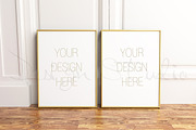 Frame mockupsbundle,gold,wood,W&B, a Print Template by HisariDS Mockup Design (Thumbnail 7 of 12)
