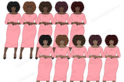 Boss Babe Clipart Bundle, a Person Illustration by GlamArtZhanna (Thumbnail 6 of 7)