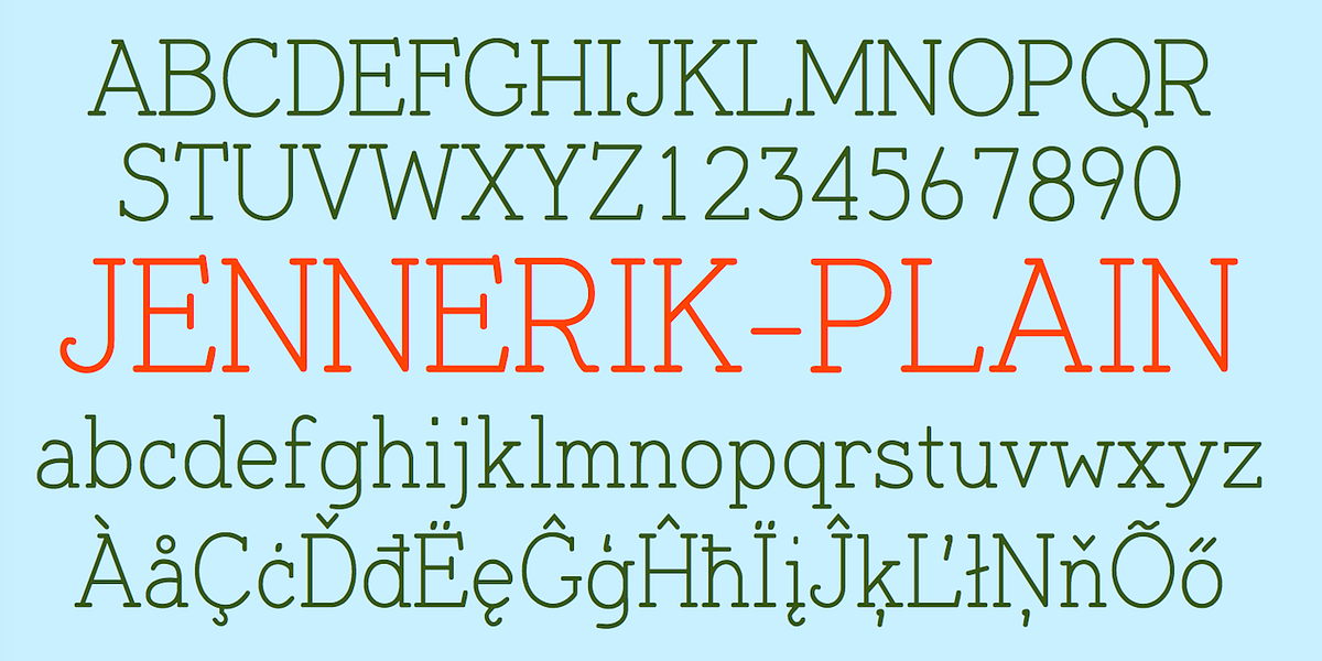 Jennerik, a Serif Font by Ingrimayne Type (Photo 6 of 9)