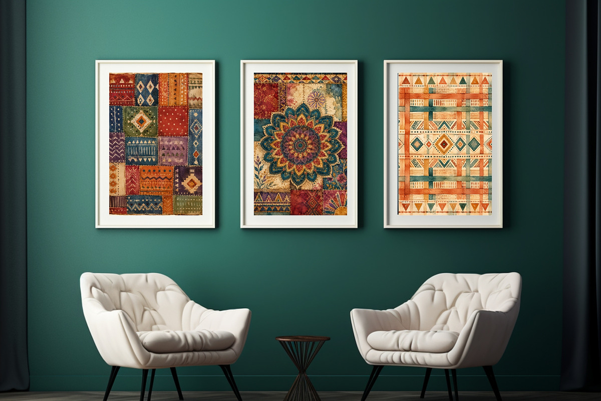 Hippie Junk Journal Pages, a Background Graphic by LA Design (Photo 9 of 10)
