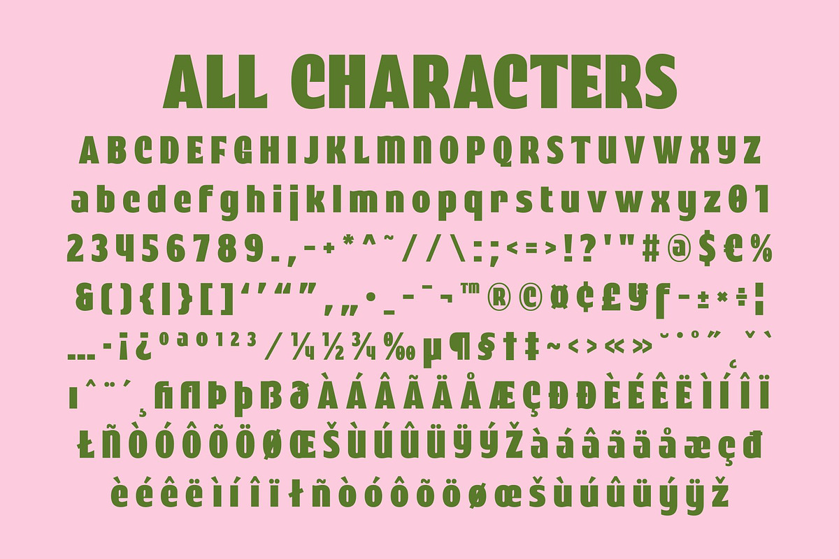 CS Chunka – Bold Sans Serif, a Sans Serif Font by Craft Supply Co. (Photo 8 of 8)