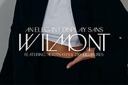 Wilmont - Elegant Ligature Font, a Sans Serif Font by Surplus Type Co (Thumbnail 1 of 11)