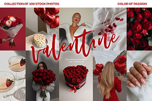 Valentine's Day 100 Stock Photos, a Holiday Photo by Muse Mockups