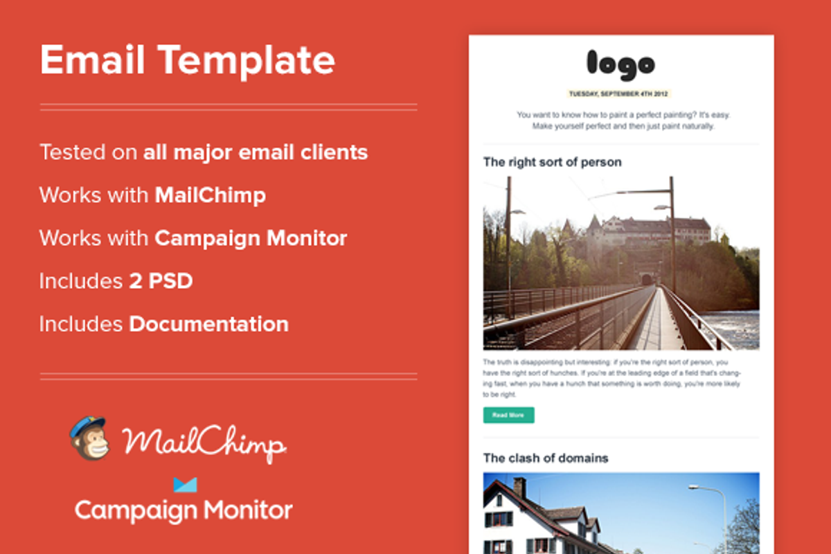 -%60 Email Newsletter(HTML), a Websites & App Template by UI Store (Photo 1 of 3)
