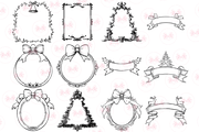 Christmas Labels Clipart, an Illustration by Markicha Art (Thumbnail 4 of 5)