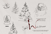 Winter Belongings: Holiday Line Art, a Seasonal Illustration by Purple (Thumbnail 11 of 15)