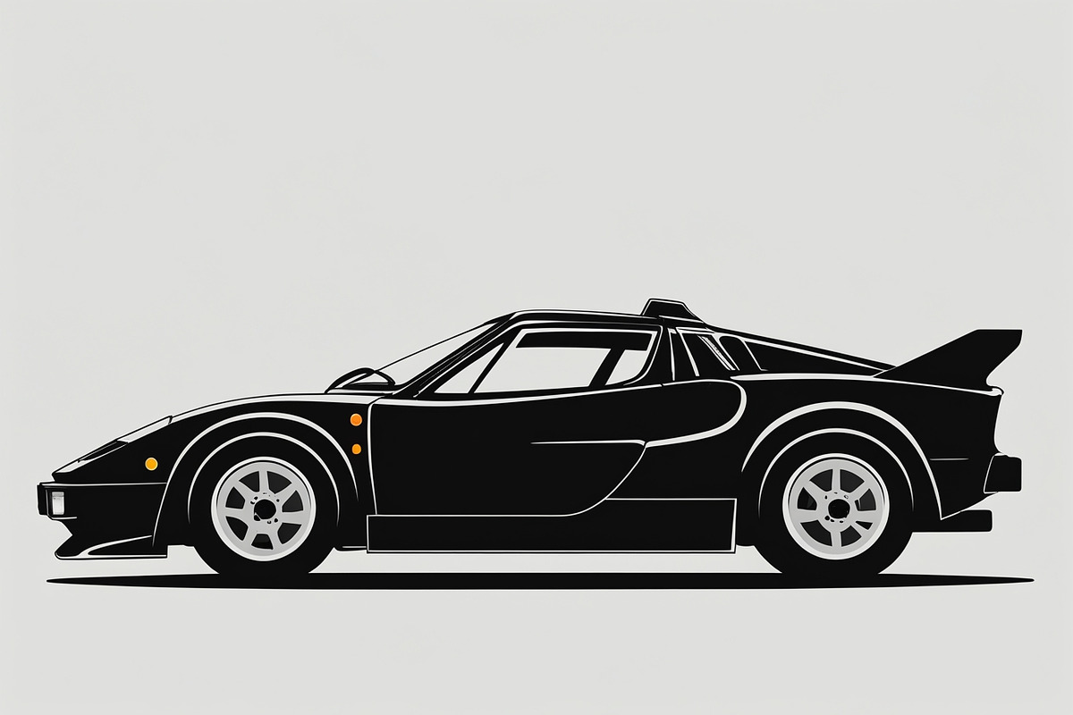 Retro Car Vector Set, an Illustration by hafijul (Photo 2 of 9)