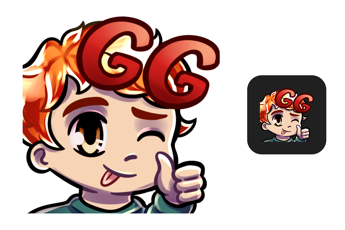 12 Red Hair Chibi Boy Twitch Emotes, an Illustration by Custom Fonts & Patterns (Photo 6 of 12)