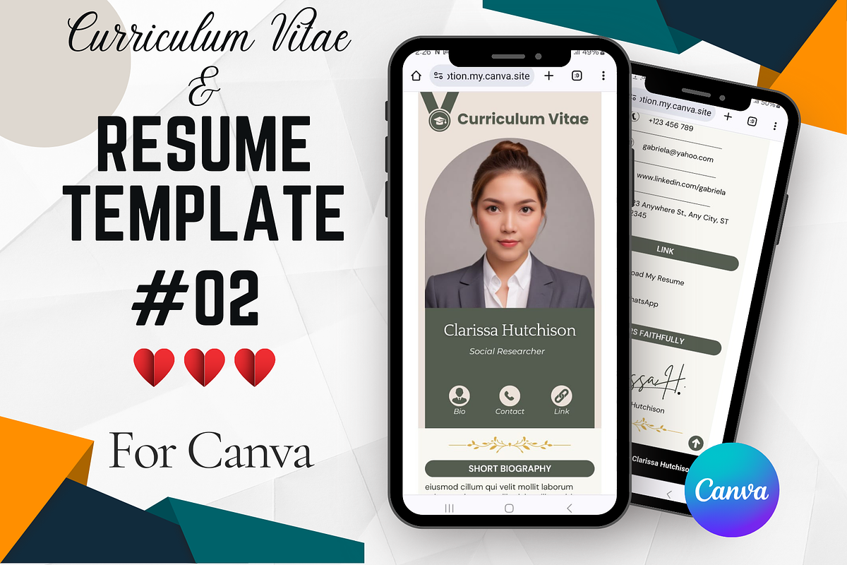 StarCV Pro-02|Canva Resume Template, a Landing Page Template by Omaikraf Studio (Photo 1 of 9)