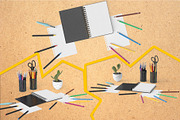 Creative Art Mockup, a Pens & Pencil Mockup by Tempera (Thumbnail 2 of 3)
