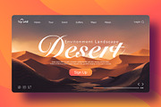Concept art desert landscape, an Illustration by Artmeesri (Thumbnail 2 of 5)