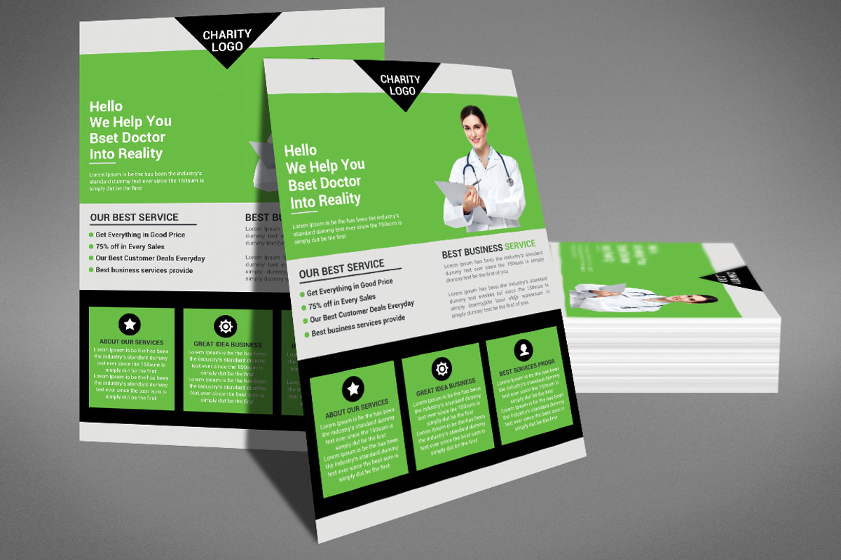 DOCTOR FLYER, a Flyer Template by graphicforest