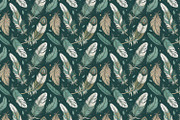 Seamless Patterns Ethereal Feathers, a Pattern Graphic by Designs by Helen Trupak (Thumbnail 7 of 8)