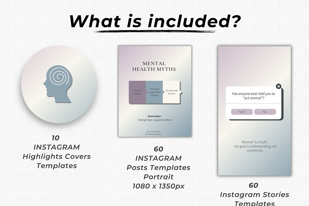 Neurodivergent Canva Templates preview 2