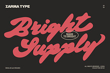 Bright Supply - Bold Script Font