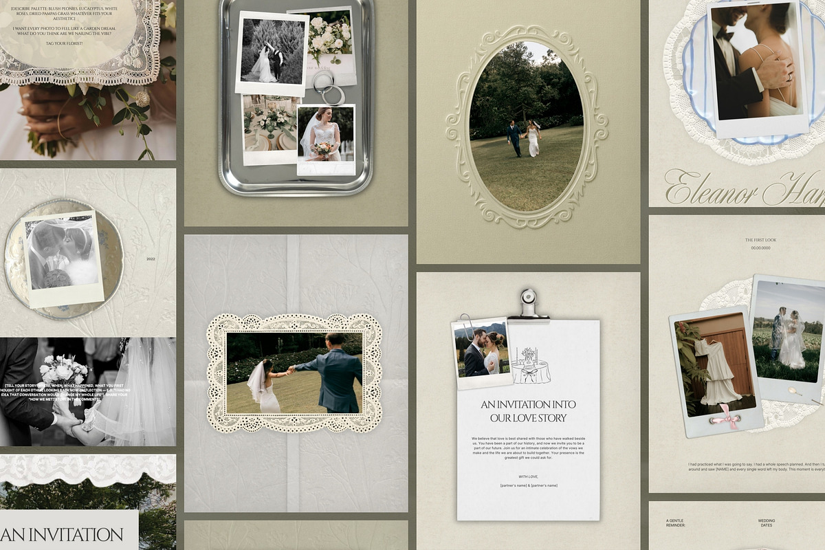 Quiet Luxury Bridal Kit, a Social Media Template by Pani Temp. (Photo 4 of 17)