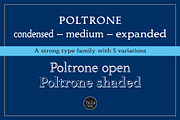 Poltrone, a Serif Font by TeGeType foundry (Thumbnail 3 of 7)