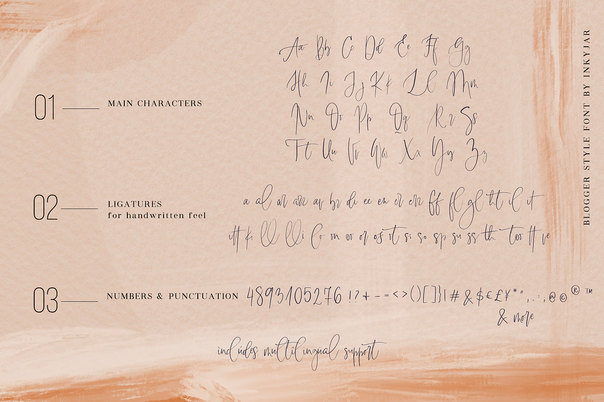 Lasiera Script Font | Blog style, a Script Font by Inky Jar Design Studio (Photo 11 of 16)