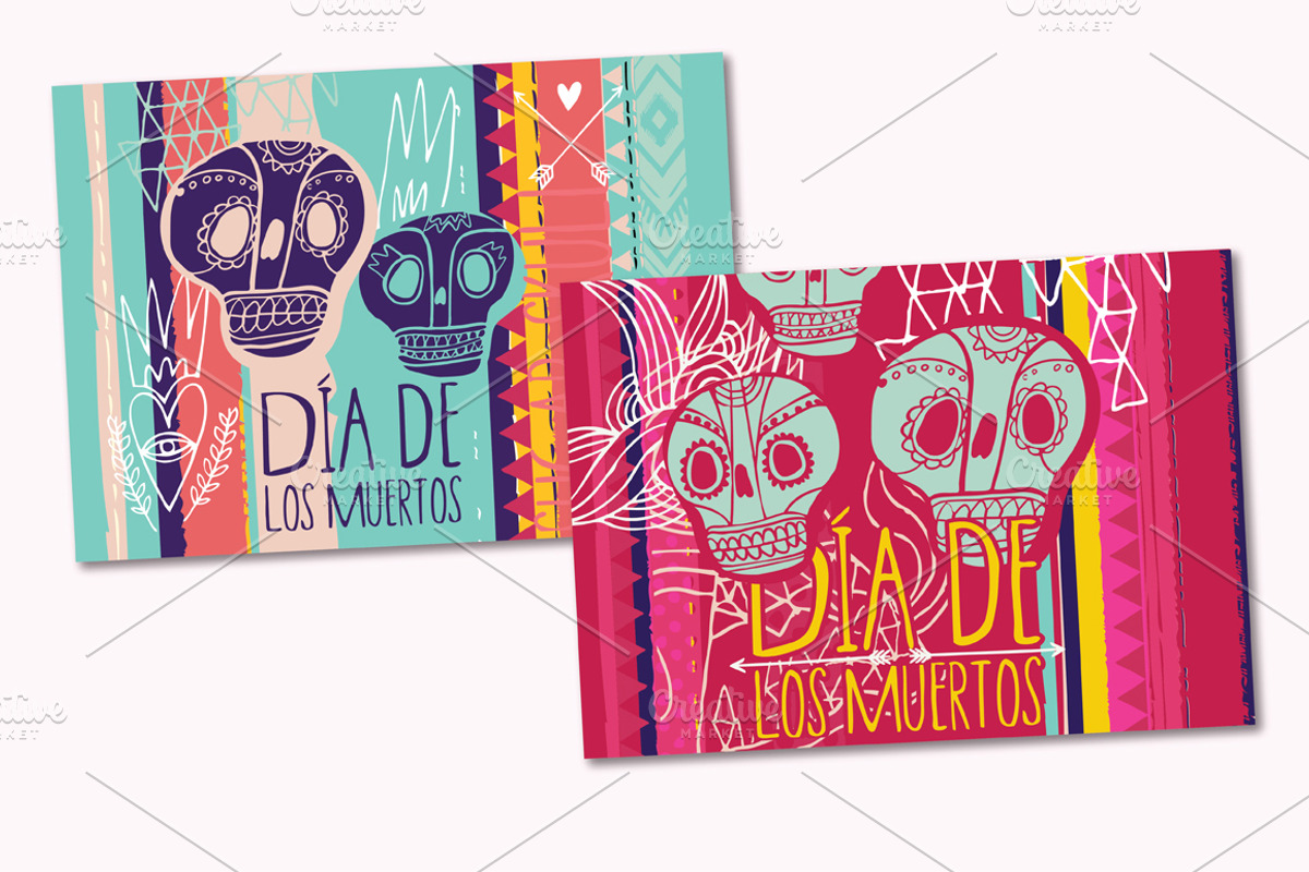 Day of the Dead Graphic set, an Illustration by totokumi (Photo 3 of 3)