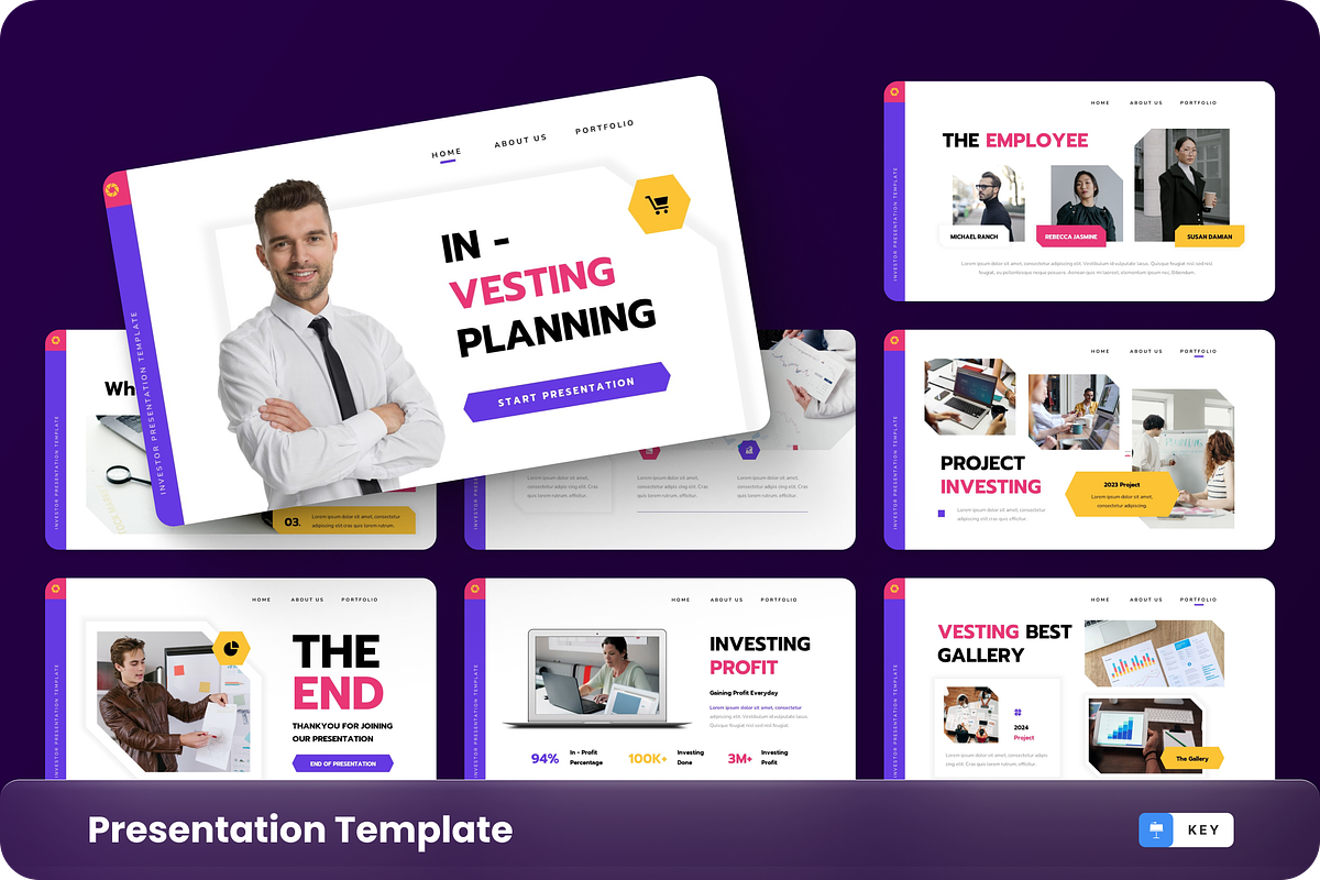 Vesting - Investor Keynote Template, a Presentation Template by GraphauseProject (Photo 1 of 6)