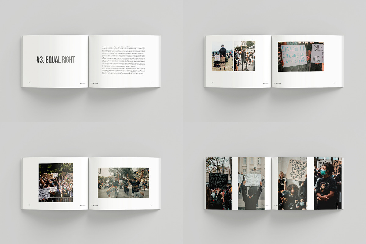 A5 Clean Photo Album, a Brochure Template by Bookrak Graphic Design (Photo 5 of 6)
