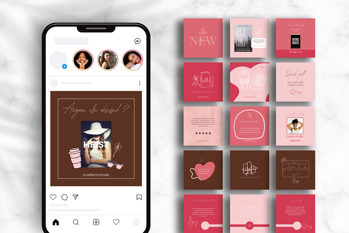 Canva Social Media Template Bundle, a Social Media Template by Little Creative Scribbles (Photo 3 of 9)
