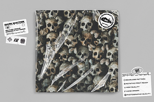 Seamless Skulls AOP