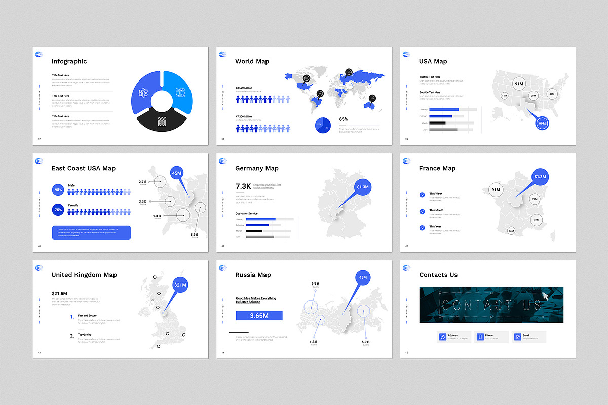 Technology Presentation Template, a Presentation Template by GenerousArt (Photo 6 of 8)