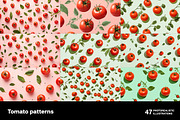 Tomato Patterns. 47 images, a Food Illustration by Handmadefont (Thumbnail 6 of 11)