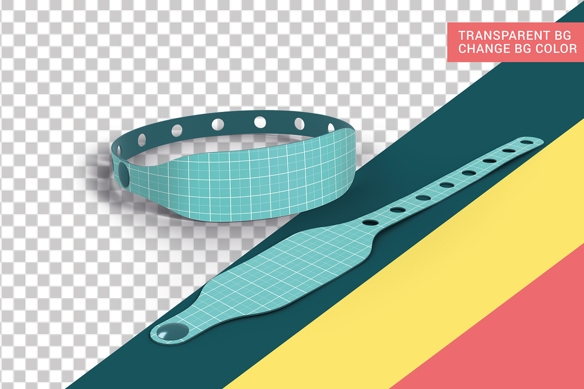 Event Wristband Mockup, a Product Mockup by visufactum (Photo 6 of 8)
