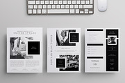 Media/Press Kit | 3 Pages, a Stationery Template by Blogger Kit Co. (Thumbnail 1 of 6)