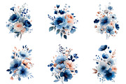 Soft Spring Florals Clipart, an Illustration by Designking (Thumbnail 5 of 5)