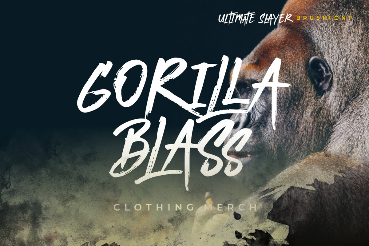 ULTIMATE SLAYER - Handbrush Font preview 8