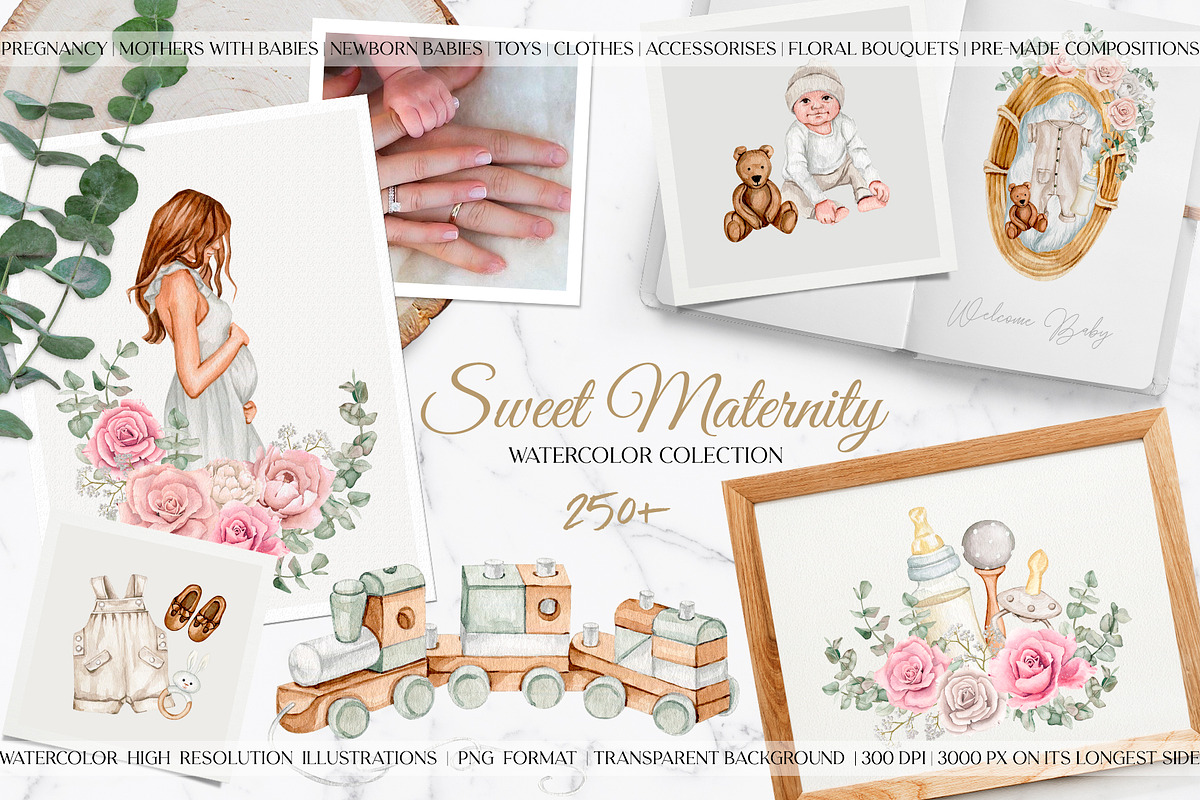 Watercolor Graphic Bundle, a Healthcare Illustration by CrystalinaShop (Photo 11 of 28)