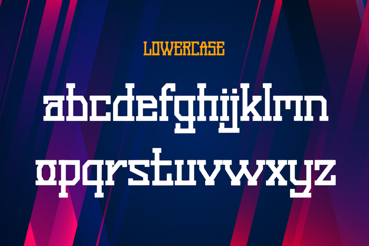 HELDAY - SPORT DISPLAY FONT, a Slab Serif Font by ENATIVE (Photo 3 of 5)